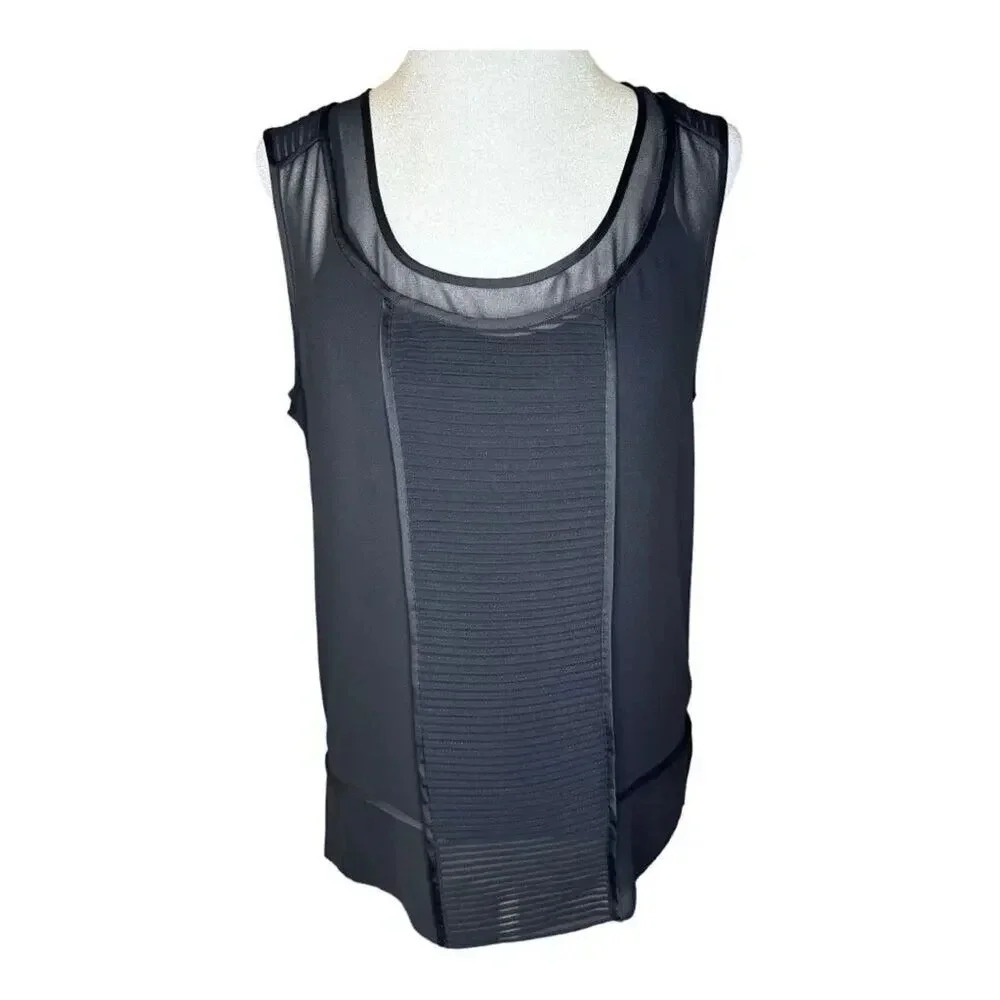 Kenneth Cole New York Women's Sleeveless Black Tank And Cami Top Size Small‎